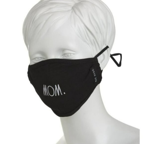 NWT Rae Dunn MOM DAD Reusable Face Masks Set of 2 - Picture 2 of 4
